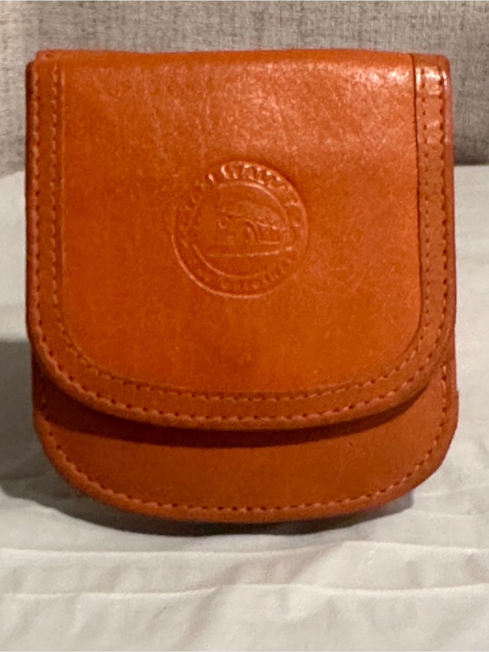 Taxi Wallet One World One Wallet Soft Leather Compact Wallet Cognac Brown